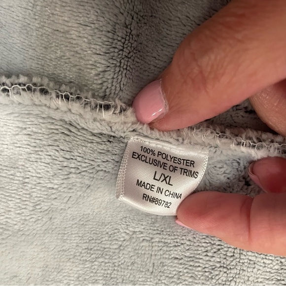 Natori Cardigan Style Lounger Sweater Size L/XL Gray - Picture 5 of 6